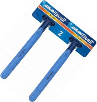 2 szt Maszynka do golenia Gillette II PLUS