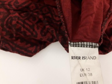 RIVER ISLAND dresowa SUKIENKA z krótkim rękawem ORNAMENT _ 38