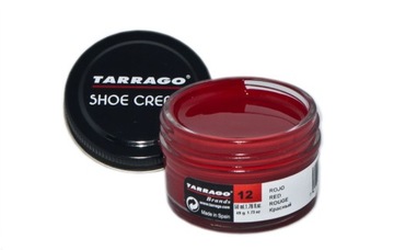 Krem do Renowacji Butów Pasta Tarrago Shoe Cream 50 ml Czerwony Renowator