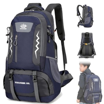 МУЖСКОЙ ТУРИСТИЧЕСКИЙ РЮКЗАК ДЛЯ АЛЬПИНИЗМА ОБЪЕМОМ 70 Л БОЛЬШОЙ ВОДОНЕПРОНИЦАЕМЫЙ