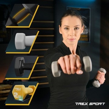 Набор гантелей для упражнений, гантели, гантели, гири для фитнеса, стойка Trex Sport