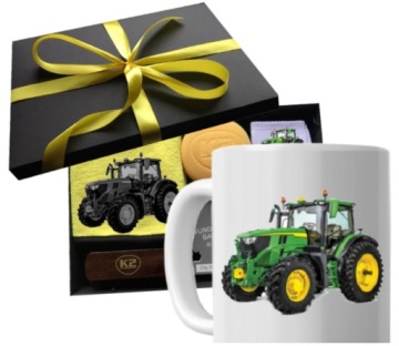 Sada dárek moto hrnečků pro kluka otce pro farmáře řidiče John Deer