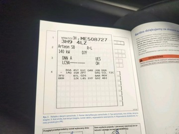 Volkswagen Arteon Fastback Facelifting 2.0 TSI 190KM 2022 Volkswagen Arteon R line / Matrixy / Kamera, zdjęcie 15