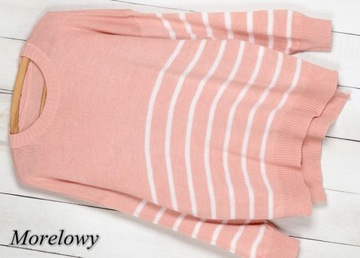 ЖЕНСКИЙ МЯГКИЙ классический свитер, ПОЛОСКИ, ЦВЕТА 413