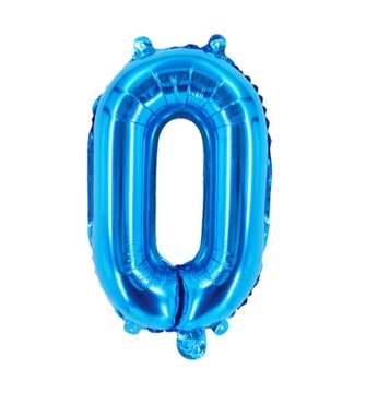 BALON FOLIOWY CYFRA 0 GRANATOWY DUŻY XXL 100cm