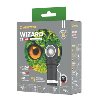 ARMYTEK LATARKA Wizard C2 WR USB Białe Czerwone 1100lm