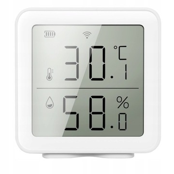 Czujnik temperatury i wilgotności LCD WiFi TUYA