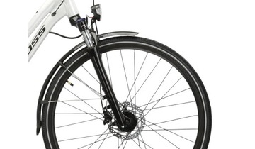 ЖЕНСКИЙ ТРЕККИНГОВЫЙ ВЕЛОСИПЕД KROSS TRANS 5.0 ЖЕНСКИЙ КОЛЕСА DM17 28' 2024 PEARL