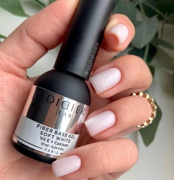 Didier Lab FIBER BASE GEL ВИТАМИННАЯ база для ногтей SOFT WHITE белая