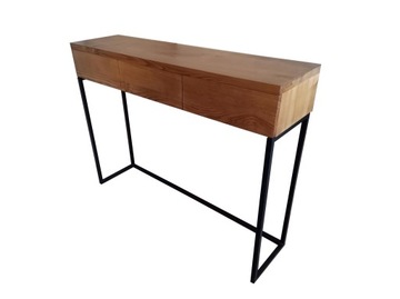 KONSOLA LOFT Z SZUFLADAMI 120 CM JESION