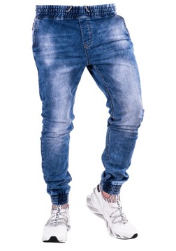 Spodnie joggery jeansowe męskie AURELE r.32