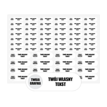 Именные наклейки на одежду с вашим изображением, термопереводки, 58 шт.