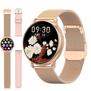 SMARTWATCH DAMSKI INTELIGENTNY ZEGAREK DLA KOBIET SMARTŁOCZ PREZENT ŚWIĘTA