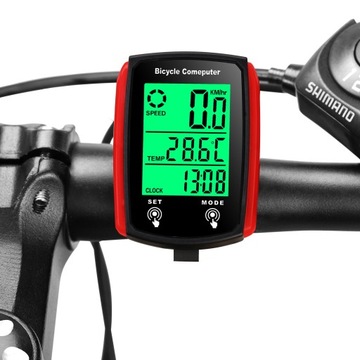 Bezprzewodowy licznik rowerowy PRĘDKOŚCIOMIERZ ODLEGŁOŚĆ LCD PRO