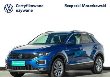 Volkswagen T-Roc I SUV 1.5 TSI ACT 150KM 2021 Volkswagen T-Roc 1.5 TSI 150KM Premium Kamera Cofania Pokrywa bagaznika el