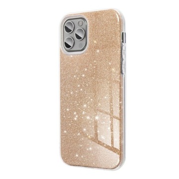 Etui brokat Shining Xiaomi Redmi 9C Złoty