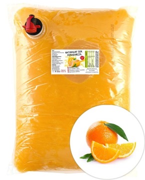 SOK Z POMARAŃCZY POMARAŃCZOWY TŁOCZONY 5L ŚWIEŻY