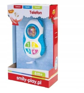 SMILY PLAY Telefon niebieski 83122