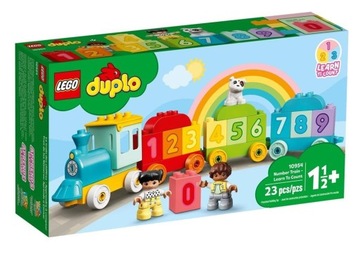 Блоки DUPLO 10954 Поезд с цифрами - учимся считать