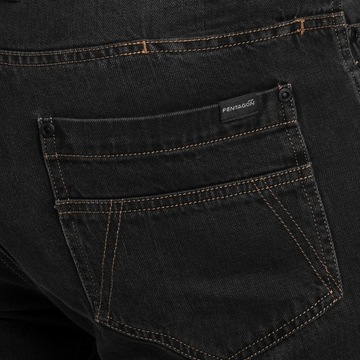 Spodnie taktyczne Pentagon Rogue Jeans - Czarne 44/34