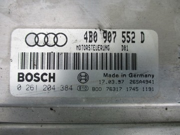 AUDI A6 C5 2.4 V6 ŘÍZENÍ MOTORU 4B0907552D