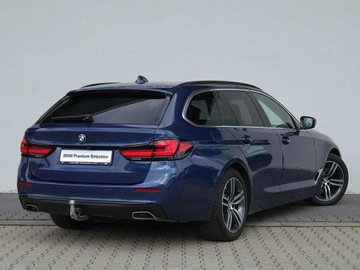 BMW Seria 5 G30-G31 Touring Facelifting 2.0 530i 252KM 2021 BMW 530 FV-23%, Hak, Skrętna oś, Fotele komfortowe, zdjęcie 3