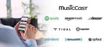 INDIANA LINE TESI 6 WHITE + Yamaha R-N800A MusicCast Tidal Wi-Fi DAB+