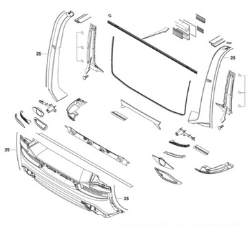 Fendt белый угловой профиль 2016+