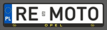 OPEL Гелевые рамки номерного знака, 2 шт.