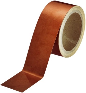 TAŚMA ODBLASKOWA ODBLASK PRZYKLEJANY FOLIA BRĄZOWA