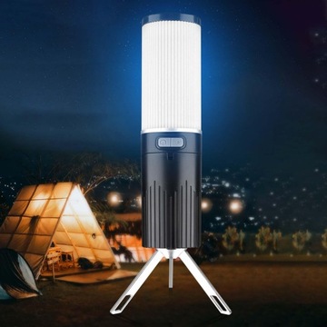 Кемпинговый фонарь Подвесной настольный фонарь LED Черный, теплый, белый