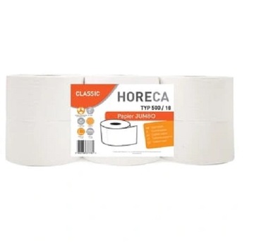 Papier toaletowy bezzapachowy 2w Jumbo Horeca 12szt hybryda 100mb 70% bieli