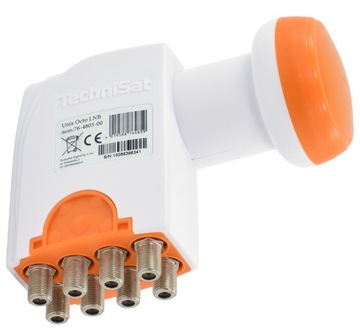 ОКТОПОНВЕРТЕР LNB 8 выходов TechniSat Unix + 8 разъемов F БЕСПЛАТНО