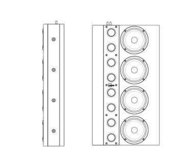 Lyngdorf LS-1000 Right - встраиваемый (1 модуль)