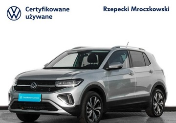 Volkswagen T-Cross SUV Facelifting 1.0 TSI 115KM 2024 Volkswagen T-Cross 1.0TSI 115KM Style DSG, Podgrzewane Fotele, Czujniki Pa