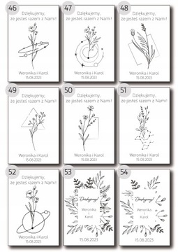 Задания на свадебные скретч-карты для гостей Благодарность гостям на свадьбе х20