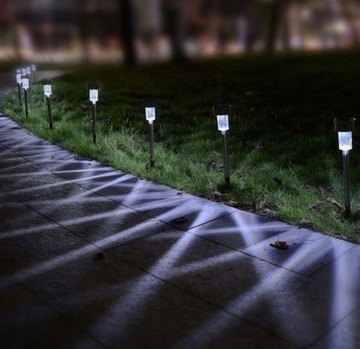 10x светодиодный садовый светильник SOLAR, ПРИВЕДЕННЫЙ НА СТОЙКЕ