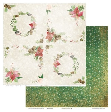 Бумага для скрапбукинга «Магия Рождества» 30,5х30,5см 200г 8 листов