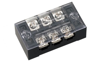 Listwa zaciskowa 2,5mm2 600V/25A; TB-25-3L; TEND
