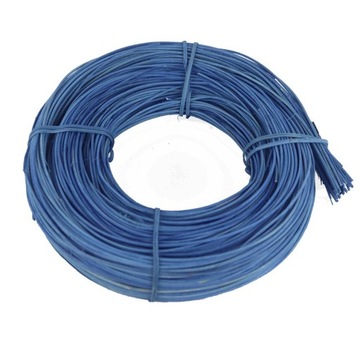 RATTAN JASNY NIEBIESKI materiał do wyplatania koszy 2mm 0,25 KG