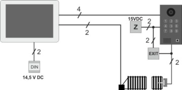 Комплект видеодомофона FullHD 7 дюймов M11W + S12D VIDOS X