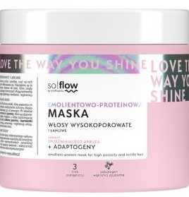 So!flow ЭМОЛИЕНТНАЯ БЕЛКОВАЯ МАСКА для ВЫСОКОПОРИСТЫХ ВОЛОС