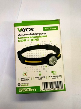 VAYOX VA0154 LATARKA CZOŁOWA IGŁA/ 2505/24