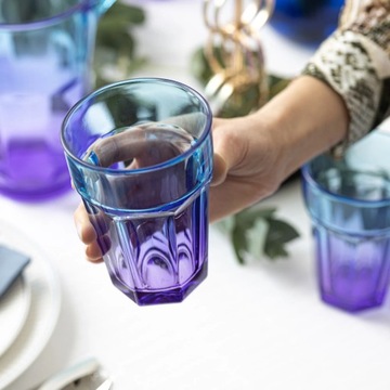 НАБОР СТАКАНОВ Beverages 6x425 мл OMBRE Фиолетовый Синий