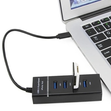USB-концентратор типа C 3.0-ПОРТОВЫЙ РАЗДЕЛИТЕЛЬ АДАПТЕР 4xUSB