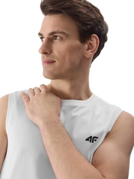 Pánske tričko boxerky 4F biele - XXL