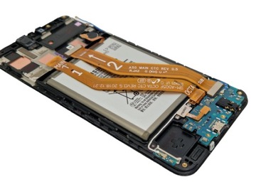 WYŚWIETLACZ LCD BATERIA TAŚMA USB SAMSUNG A50 A505