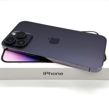 iPhone 14 Pro Max 128GB Fioletowy 3900zł Bateria 100%