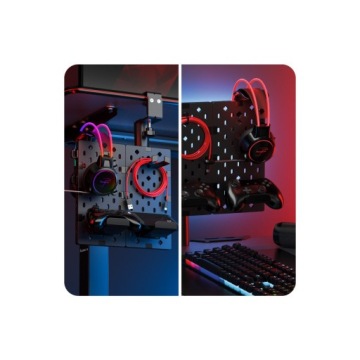 Игровая перфорированная доска HUZARO, органайзер для стола, подушечки, наушники