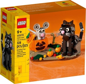 LEGO 40570 Kot i mysz na Halloween dynia